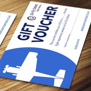 Flying experience gift voucher